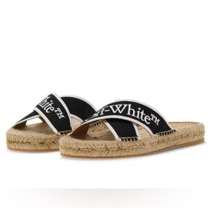 Off-White Criss Cross Espadrilles Sz 40